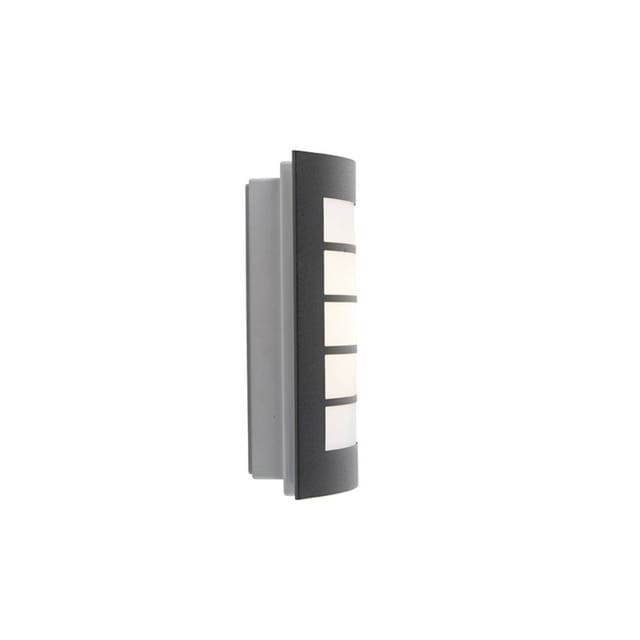 Moderne Außenwandleuchte Schwarz Ip44 - Miro