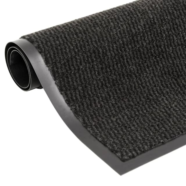 Fußmatte Getuftet 60x180 Cm Schwarz
