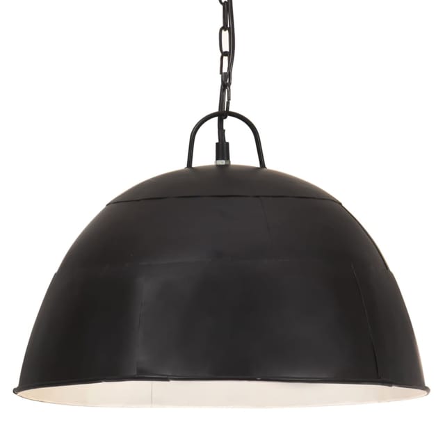 Hängelampe Vintage Industriestil 25 W Schwarz Rund 41 Cm E27