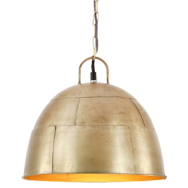 Hängelampe Vintage Industriestil 25 W Messing Rund 31 Cm E27