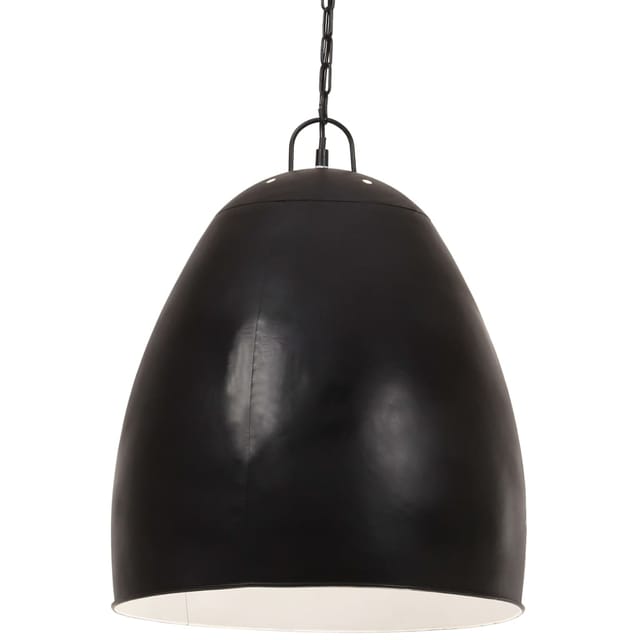 Hängelampe Industriestil 25 W Schwarz Rund 42 Cm E27
