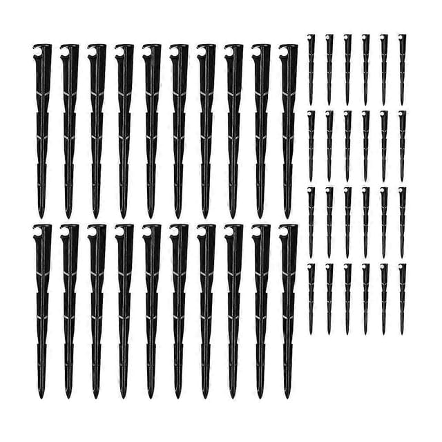 100 Stück Tropfbewässerungs-stützpfähle 1/4 Zoll