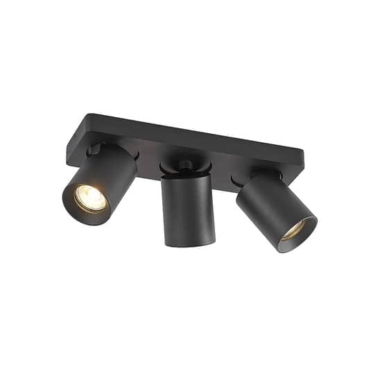 [neuwertig] B-ware Arcchio Leevya Deckenlampe Deckenlampe Deko-deckenlicht Gu10 3-flg Schwarz