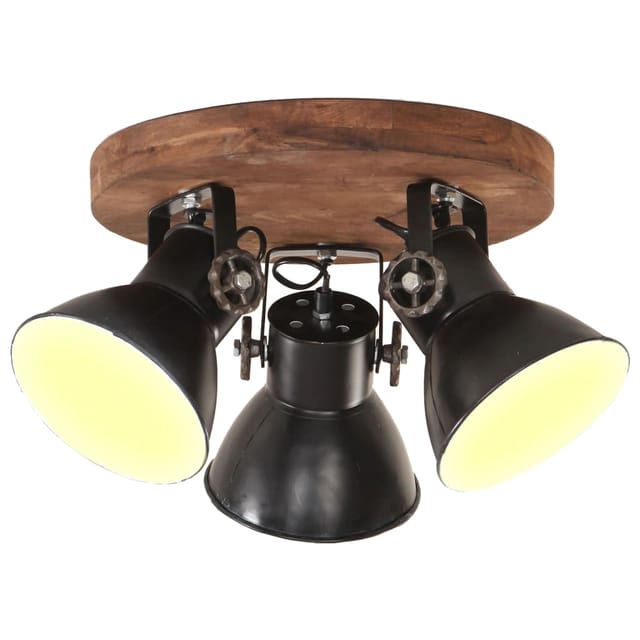 Deckenlampe Industriestil 25 W Schwarz 42x27 Cm E27
