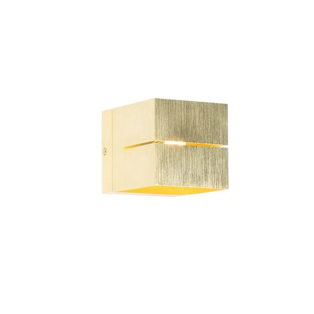 Moderne Wandleuchte Gold 9,7 Cm – Transfer Groove