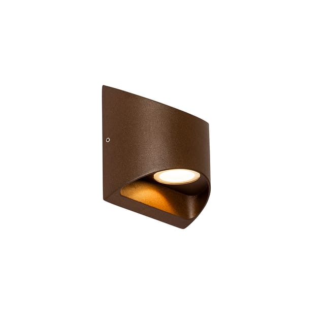 Moderne Außenwandleuchte Rostbraun Inkl. Led 2-flammig Ip54 - Mal