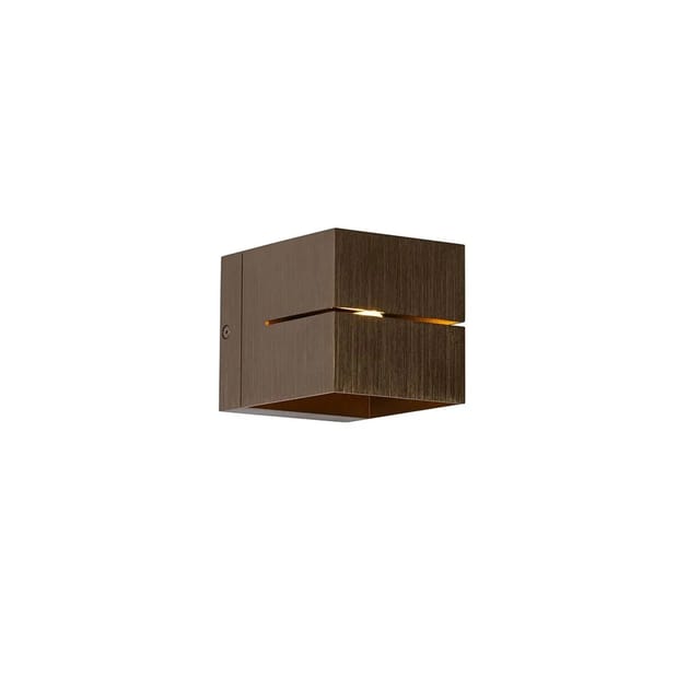 Moderne Wandleuchte Aus Dunkler Bronze – Transfer Groove