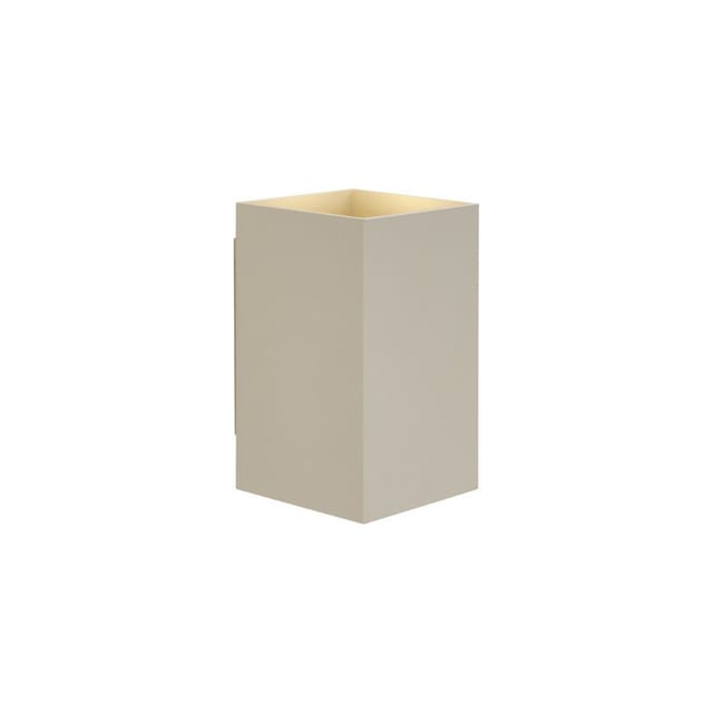 Moderne Wandleuchte Beige Gu10 50 Mm Quadratisch 2-flammig - Sandy