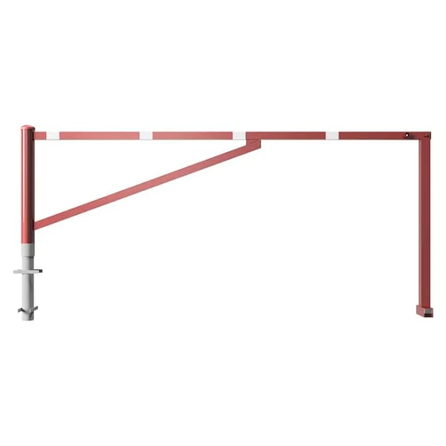 Schake Drehschranke (Mit Diagonalverstrebung, Art Schloss: Dreikantverriegelung, Länge: 3 m)