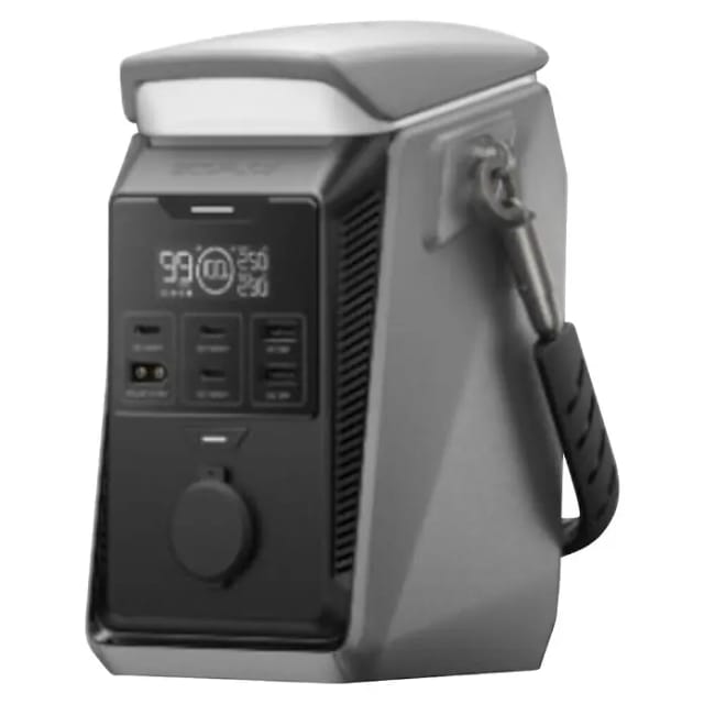 EcoFlow Powerstation Trail Plus 300 DC (288 Wh, Schwarz/Grau)
