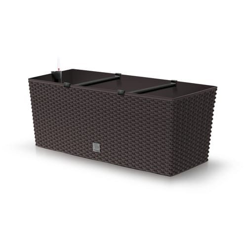 PROSPERPLAST Blumenkasten »Rato«, BxHxL: 330 x 320 x 800 mm, UV-beständig - braun