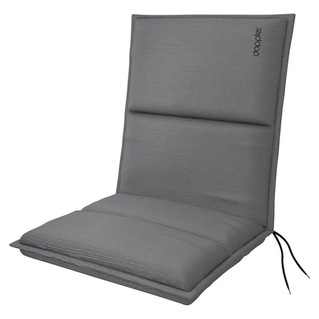 DOPPLER Sitzauflage »City«, BxLxS: 48 x 100 x 6 cm, aus 100 % Polyester, grau