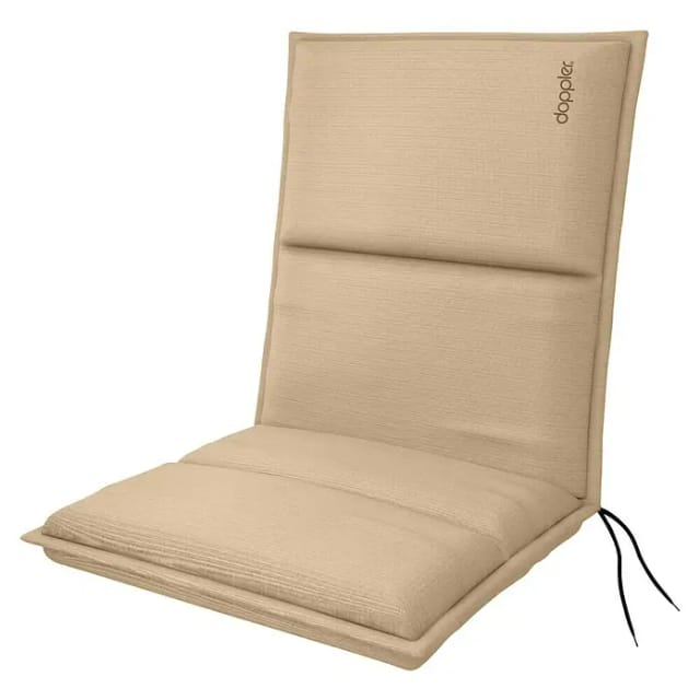DOPPLER Sitzauflage »City«, BxLxS: 48 x 100 x 6 cm, aus 100 % Polyester, sandfarben - beige