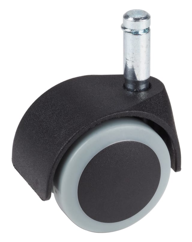 Stuhlrolle Ø 50 mm für empfindliche Böden mit Stift Tragkr. 40 kg