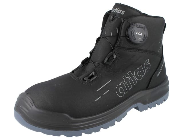 ATLAS Sicherheitsschuh MAX 550 PRO BOA knöchelhoch W10 Gr. 41 SRC Stahlkappe XP metallfrei