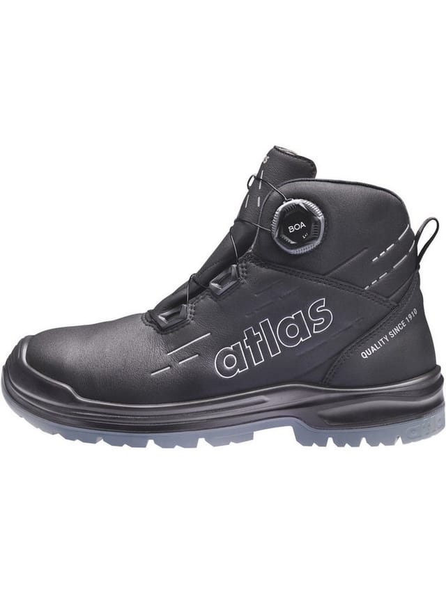 ATLAS Sicherheitsschuh MAX 550 PRO BOA knöchelhoch W10 Gr. 45 SRC Stahlkappe XP metallfrei