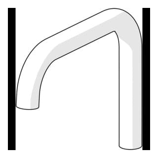Hansa Auslauf 59914103 L=181 Ausld. 170 mm