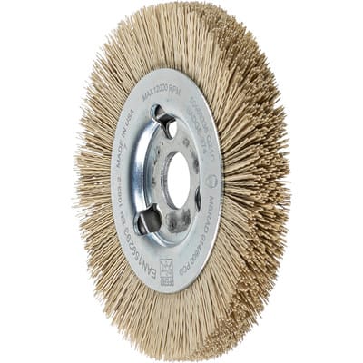 PFERD TOOLS Rundbürste schmal ungezopft RBU Ø 100x12x16 mm Bohrung DIAMANT-Filament-Ø 0,35 mm Korn 600