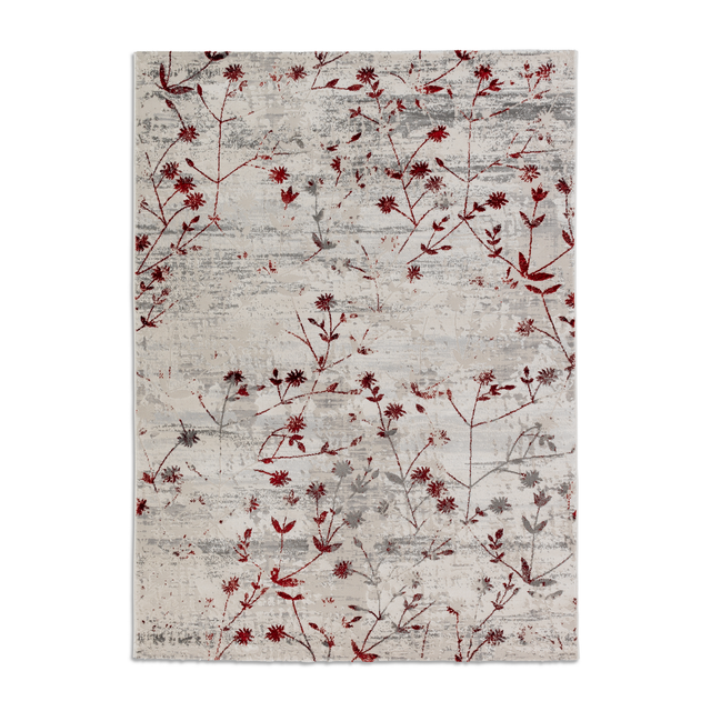 Astra Teppich 'Antea' Blumen rot 160 x 230 cm