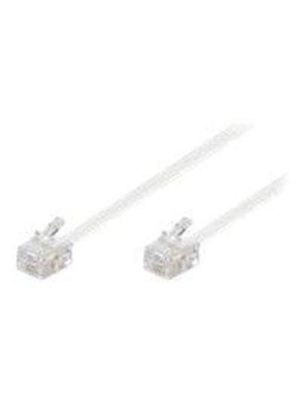 Pro Modular telephone cable - Weiß - 10m