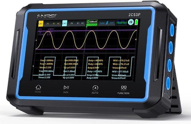 FNIRSI 2C53P Portable 3-in-1 4.3" Touchscreen Oscilloscope