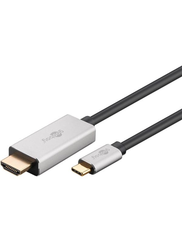 Pro HDMI - USB Typ C - 2m - Grau