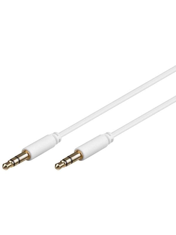 Pro MiniJack 3.5mm Slim - Weiß - 2m