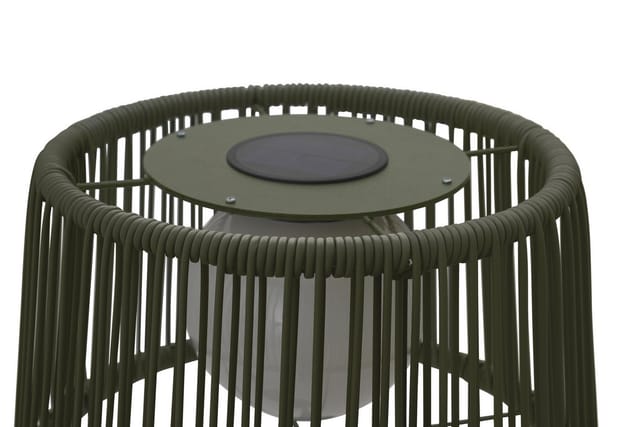 Leco LED Außen-Stehlampe Stehleuchte mit Ablagetisch, LED fest integriert, 3000k, warmweiß, Outdoorleuchte für Ambiente - kein Leselicht