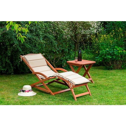Merxx Copa Cabana Set 3tlg. Schwungliege mit Wendekissen und Hocker