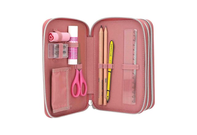 Depesche 3-Fach Federtasche DOTS TOPModel 7,5 x 13 x 20 cm
