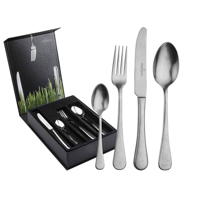 Picard & Wielpütz Tafelbesteck inkl. Besteckbox Landhaus Vintage 24er Set