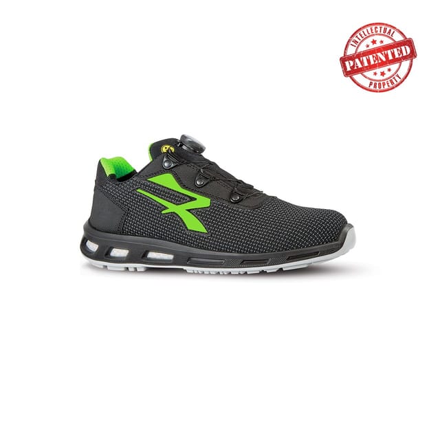 Sicherheitsschuhe Niedrig Monster Boa Esd S3 Ci Src - Schwarz/grün 38