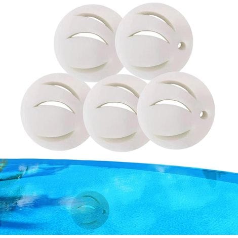 Set Mit 5 Ölabsorbierenden Schwämmen Für Schwimmbäder - Poolfilter - Ölabsorbierende Schwammbälle Für Schwimmbäder, Badewannen Und Whirlpools