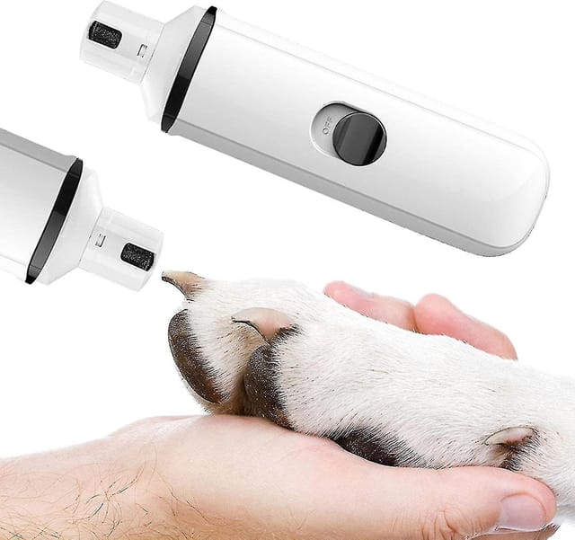 Hundekrallenschere, Leise Elektrische Krallenschere, Schmerzfreie Nagelfeile, Geeignet Für Kleine Bis Große Hunde Und Katzen (farbe: Schwarz)