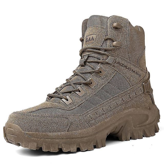 Kideng Herren-militärstiefel, Kampfstiefel, Taktische Schuhe, Sicherheitsschuhe Für Die Arbeit, B21-42-braun
