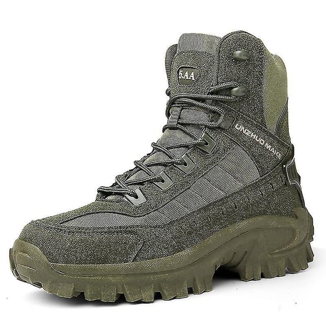 Kideng Herren-militärstiefel, Kampfstiefel, Taktische Schuhe, Sicherheitsschuhe Für Die Arbeit, B21-42-grün