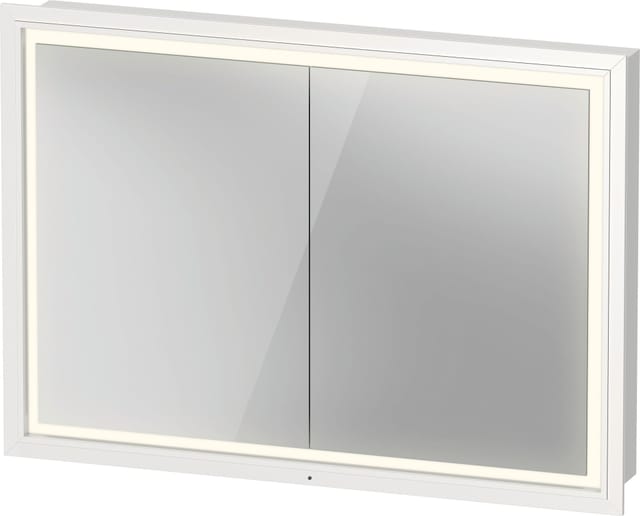 Duravit L-cube Spiegelschrank Mit Led-beleuchtung, 2 Türen,