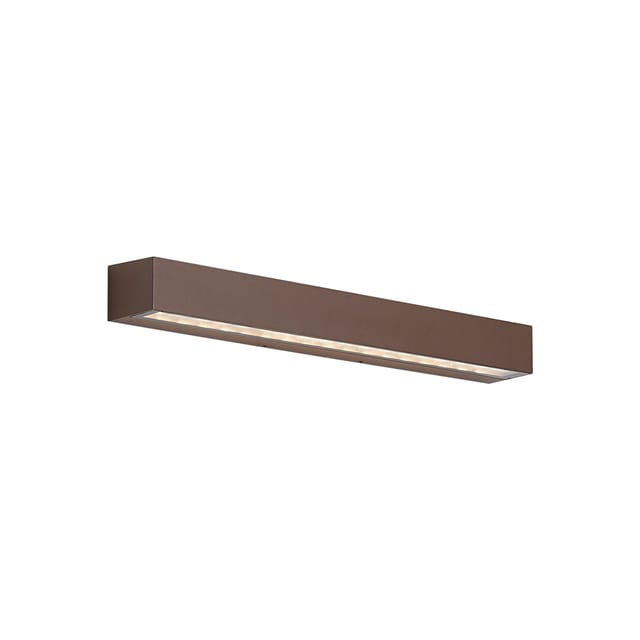 Qazqa Industrielle Außenwandleuchte Rostbraun 55cm Inkl. Led Ip65