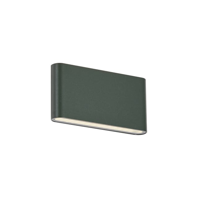 Qazqa Moderne Außenwandleuchte Dunkelgrün 17,5 Cm Inkl. Led Ip65