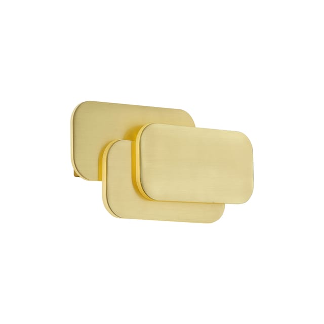 Qazqa Moderne Wandleuchte Messing Inkl. Led 3-stufen-dimmbar -