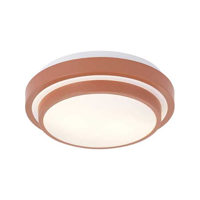 Qazqa Moderne Sienna Deckenleuchte Mit Weiß 34cm Ip44 - Walden