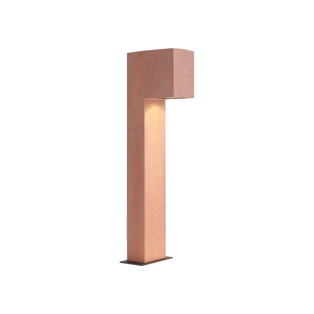 Qazqa Moderne Wegeleuchte Terrakotta 65cm Ip44 - Pompei