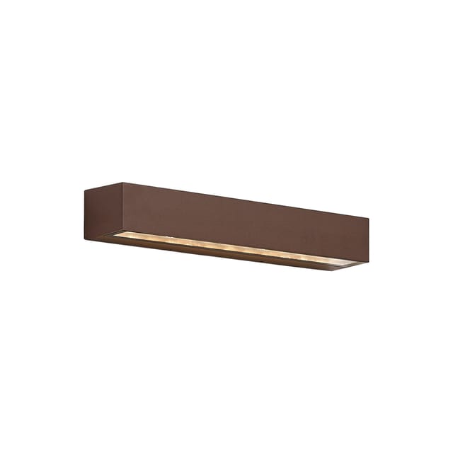 Qazqa Industrielle Außenwandleuchte Rostbraun 38cm Inkl. Led Ip65