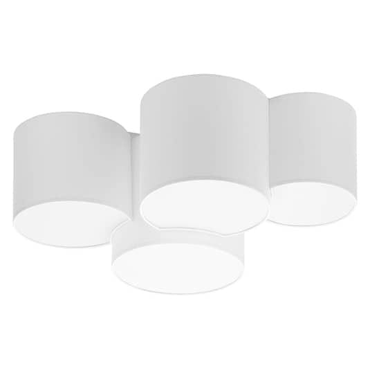 [gebraucht] B-ware Euluna Deckenlampe Mona Vierflammig Weiß Deckenlampe Deko-deckenlicht E27