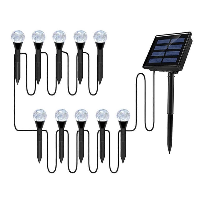 Solar-led-spotleuchte Für Den Außenbereich, Garten, Rasen, Landschaft, Wege, Wandleuchte