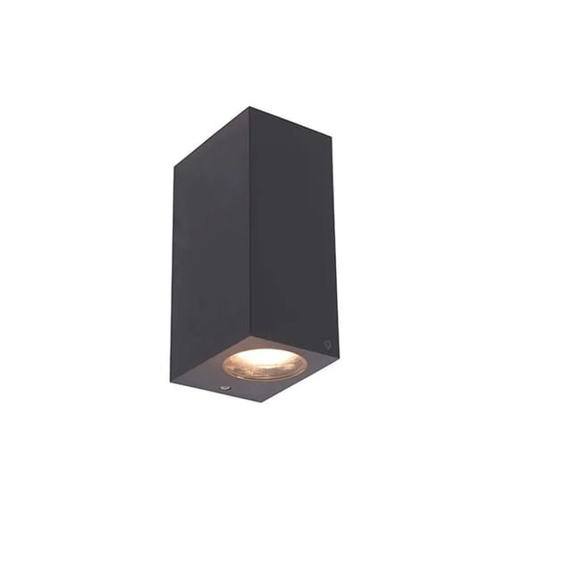 Qazqa Moderne Wandleuchte Grau Ip44 - Baleno Ii