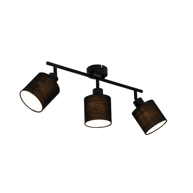 Moderne Deckenleuchte Schwarz 3-licht - Hetta