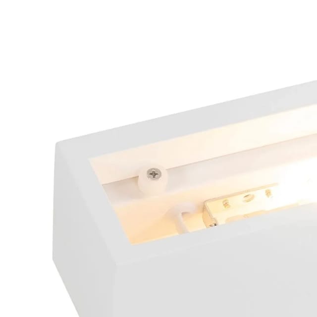 Moderne Wandlampe Weiß - Santino Novo