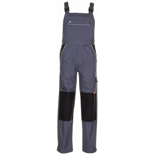 Latzhose Canvas 320 Gr. 90 Grau/schwarz - Planam