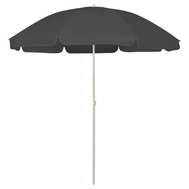 Strandschirm Anthrazit 240 Cm Vidaxl